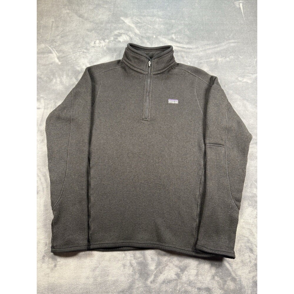 Patagonia Women's Quarter Zip Better Sweater Pullover Black Size Medium